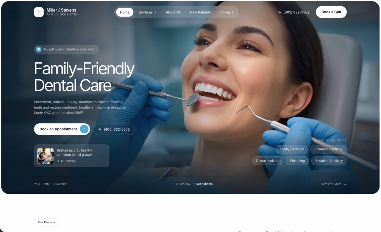 Miller & Stevens Family Dentistry — Home